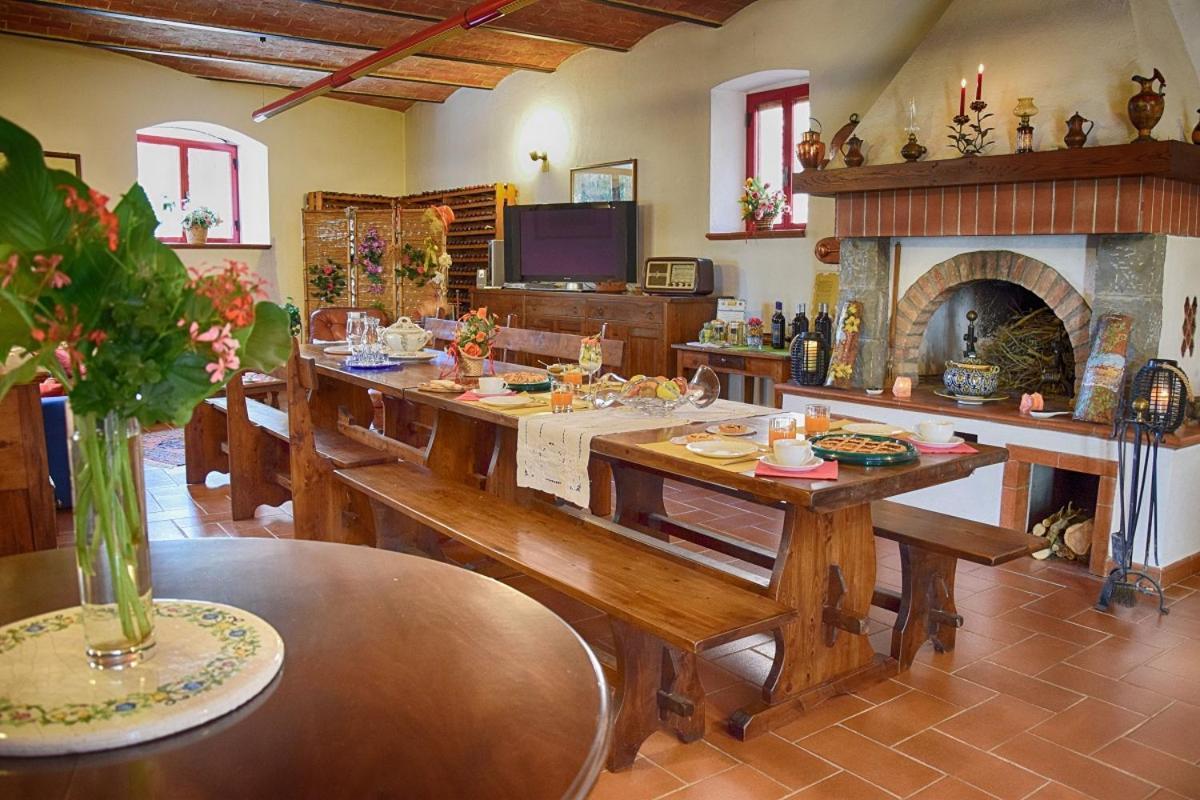 B&B Le Logge Di Sopra Asciano Exteriör bild