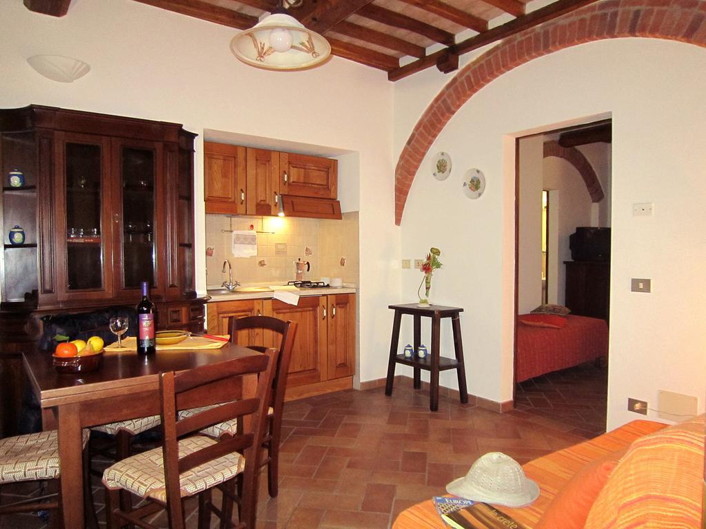 B&B Le Logge Di Sopra Asciano Exteriör bild